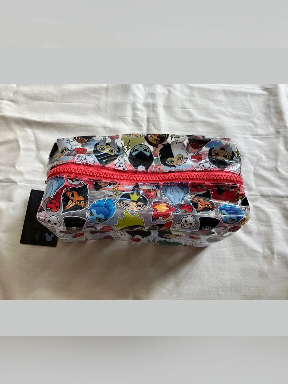 Disney Villains Cosmetic Bag, notebook and keychains